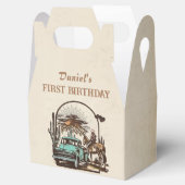 Westerne Cowgirl Verjaardagsfeestje Favor Box Bedankdoosjes (Geopend)