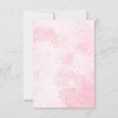 Westerne Cowgirl Verjaardagsfeestje Flat Dank u ka Bedankkaart (Achterkant)