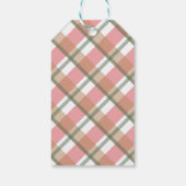 Westerne Cowgirl Vrolijk Kerstfeest naar Gift Labe Cadeaulabel (Achterkant)