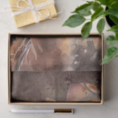 Westerne Cowgirl Waterverf-ontkoppeling Tissuepapier (Geschenk)