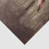 Westerne Cowgirl Waterverf-ontkoppeling Tissuepapier (Detail)