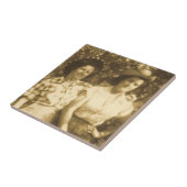  Westerne Cowgirls Foto Tegeltje (Zijkant)