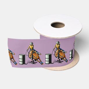 Westerne Craft Floral Gift Ribbon Barrel Racer Satijnen Lint