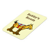 Westerne Custom Speelgoed Horse Premium Magnet Magneet (Linkerzijde)