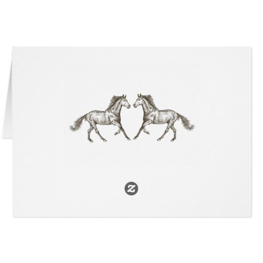 Westerne dank voor het Hoefijzer van paarden (Achterkant Horizontaal)