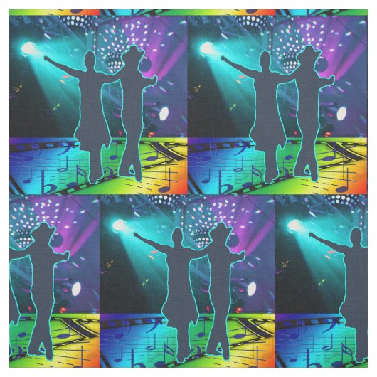 Westerne dansers in het land: 2-fasenverlichting e stof (Swatch)