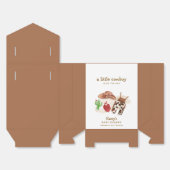 Westerne Desert Cactus Cowboy Baby shower Bedankdoosjes (Ongevouwen)