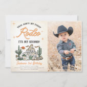 Westerne  Desert Rodeo 2e verjaardag foto Kaart (Voorkant)