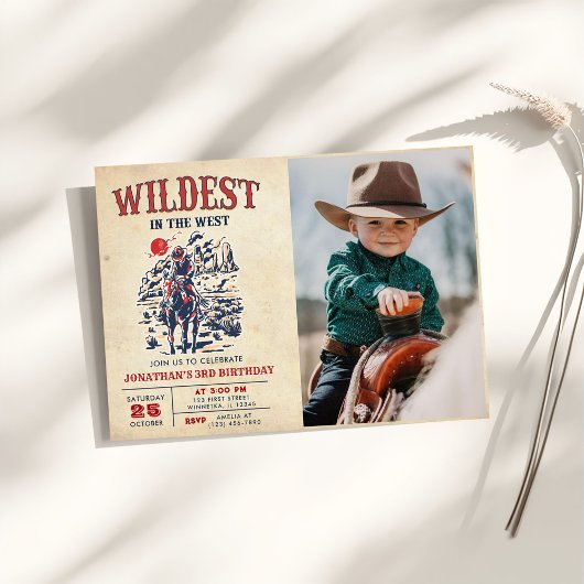 Westerne  Desert Rodeo 3e verjaardag foto Kaart