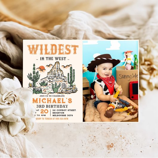 Westerne  Desert Rodeo 3e verjaardag foto Kaart