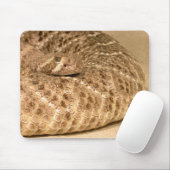 westerne diamondback ratelslang muismat (Met muis)