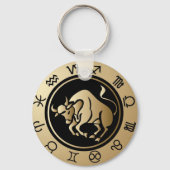 Westerne dierenriem - Stier Sleutelhanger (Voorkant)