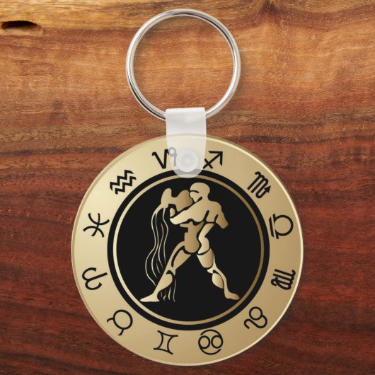 Westerne dierentuin - Aquarius Sleutelhanger (Voorkant)