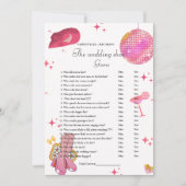 Westerne Disco Bruiloft schoen spel partij spel Ka Aankondiging (Voorkant)