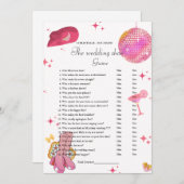 Westerne Disco Bruiloft schoen spel partij spel Ka Aankondiging (Voorkant / Achterkant)