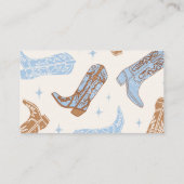 Westerne Display Shower Kaart (Achterkant)