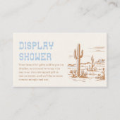 Westerne Display Shower Kaart (Voorkant)
