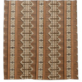 Westerne douchegordijnen stijl 4 (Voorkant)