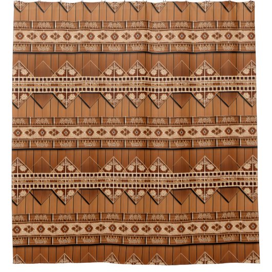 Westerne douchegordijnen stijl 5 (Voorkant)