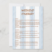 Westerne droom kustpaard vrijgezellenfeest kaart (Achterkant)