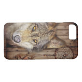 Westerne droomvanger amerikaanse indianenwolf Case-Mate iPhone case (Achterkant (Horizontaal))