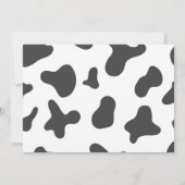 Westerne eerste Rodeo Cowboy 1e Verjaardagsuitnodi Kaart (Achterkant)