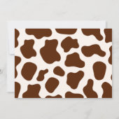 Westerne eerste Rodeo Wild West Cowboy roze Verjaa Bedankkaart (Achterkant)