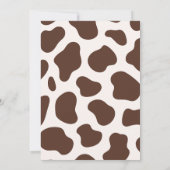 Westerne eerste Rodeo Wild West Cowboy Verjaardag Kaart (Achterkant)