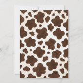 Westerne eerste Rodeo Wild West Cowboy Verjaardag Kaart (Achterkant)