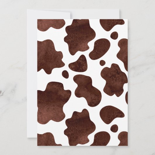 Westerne eerste rodeo zadels op paardenverjaardag kaart (Achterkant)