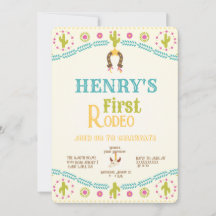Westerne Eerste Verjaardag Rodeo Baby