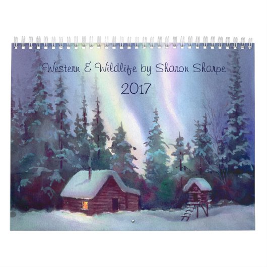 WESTERNE EN WILDLIFE-SCENES 2016 van SHARON SHARPE Kalender (Hoes)