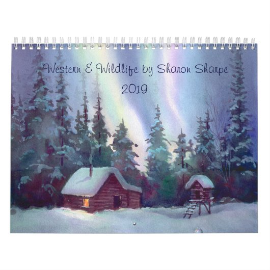 WESTERNE EN WILDLIFE-SCENES 2016 van SHARON SHARPE Kalender (Hoes)