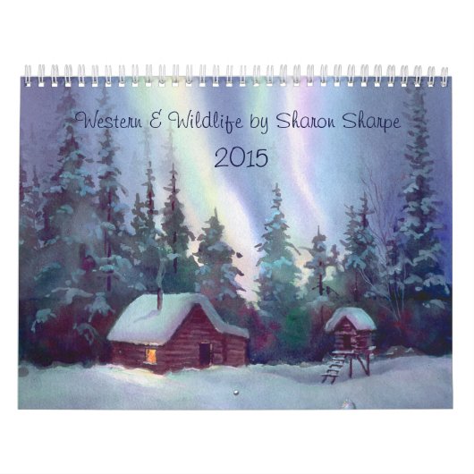 WESTERNE EN WILDLIFE-SCENES 2016 van SHARON SHARPE Kalender (Hoes)