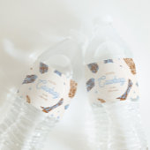 Westerne etiketten van de waterfles