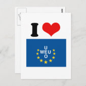 Westerne Europese Unie Briefkaart (Voorkant / Achterkant)