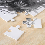 Westerne ezel  zwart-wit puzzel (Zijkant)