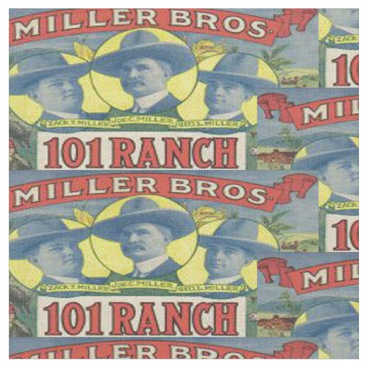 Westerne Fabric Miller Bros 101 Ranch Stof (Close Up)