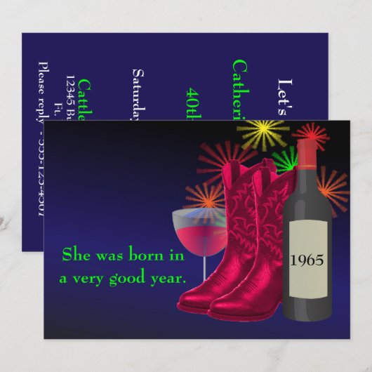 Westerne feestboten en wijngaarden kaart (Voorkant / Achterkant)