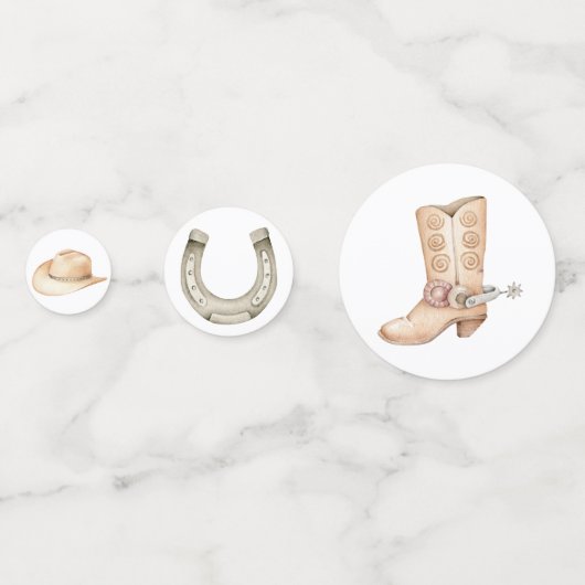 Westerne feestdag van Rodeo Confetti (Voorkanten)