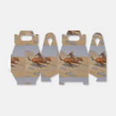 Westerne Feestgunst of Geschenkdoos Wild West Bedankdoosjes (Uitgevouwen)