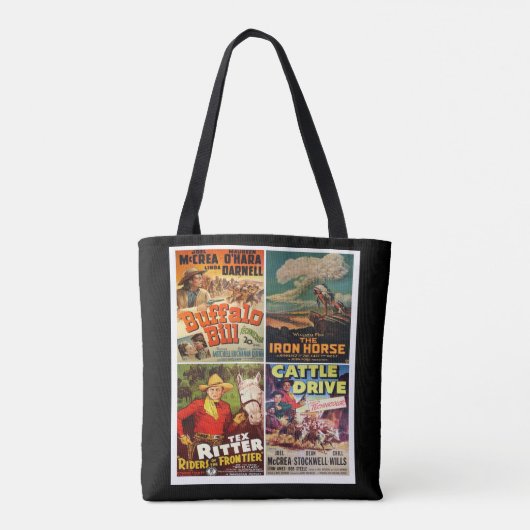 Westerne films #1 tote bag (Achterkant)