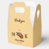 Westerne Floral Cowboy Pet Rustic Country Wedding Bedankdoosjes (Geopend)