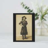  Westerne foto van Cowgirl Briefkaart (Staand voorkant)