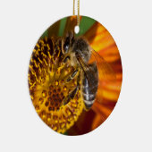 Westerne foto van honingbijen keramisch ornament (Rechts)