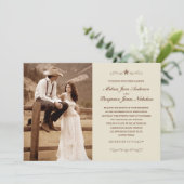  Westerne foto-weddenschappen Kaart (Staand voorkant)