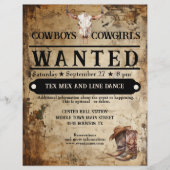 Westerne gebeurtenisflyer flyer (Voorkant)