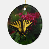 Westerne Gele Zwemstaart Keramisch Ornament (Links)