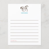 Westerne Gender Reveal Cowboy of Cowgirl Advies (Achterkant)