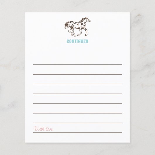 Westerne Gender Reveal Cowboy of Cowgirl Advies (Achterkant)